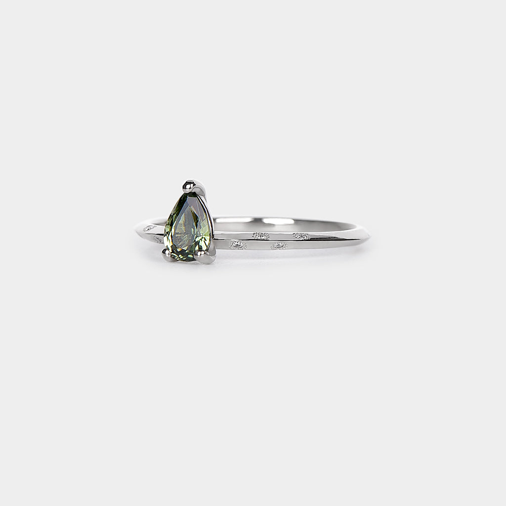 Rhyme sapphire ring - 0.54ct pear sapphire