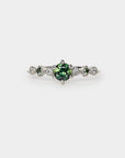 Harmony Engagement Ring - 0.575ct round sapphire