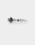 Harmony Engagement Ring - 0.61ct round sapphire