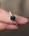 Star Solitaire - Natural Sapphire Ring