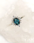 Mini Sunray - Natural Sapphire Ring