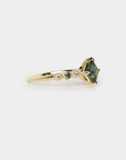 Harmony Engagement Ring - 1.14ct princess sapphire