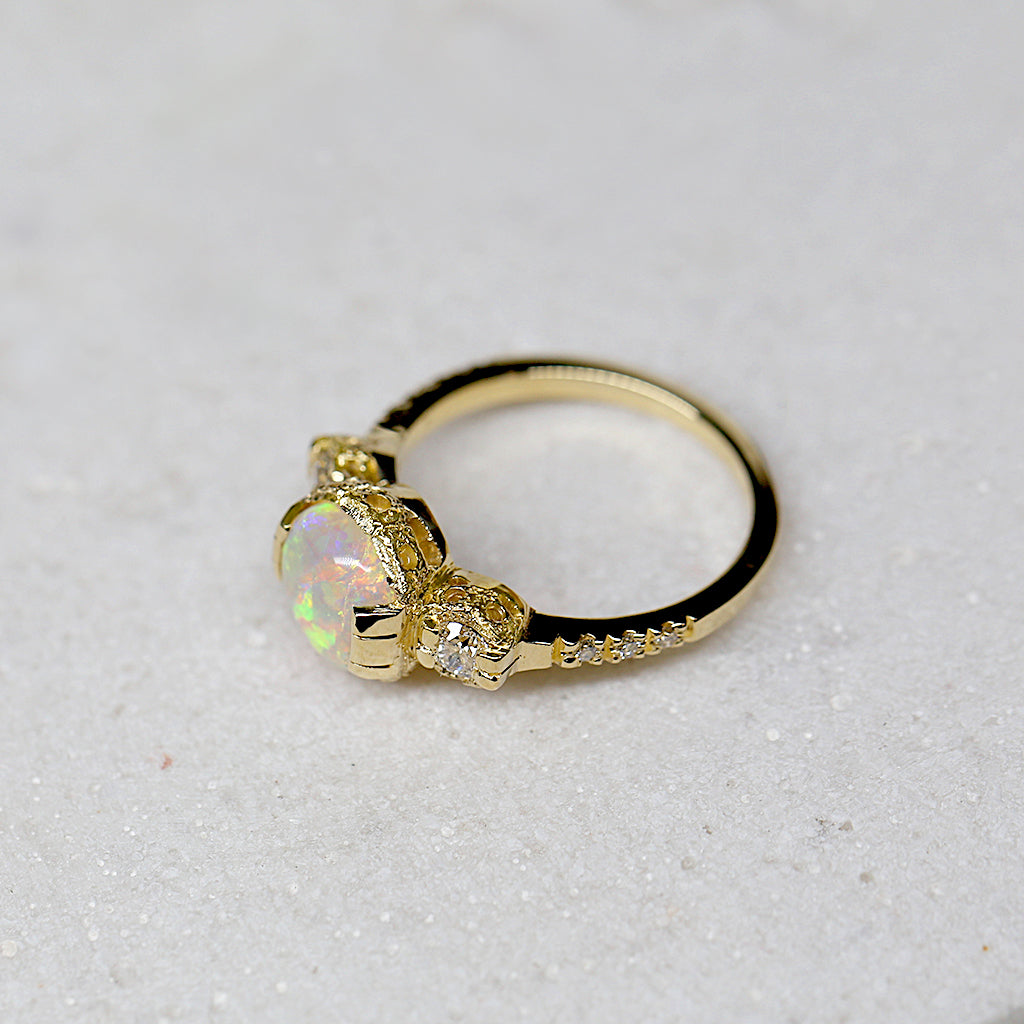 Destiny - Natural Opal Ring