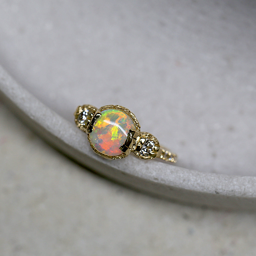 Destiny - Natural Opal Ring