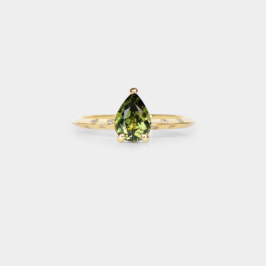 Rhyme sapphire ring - 1.59ct pear sapphire