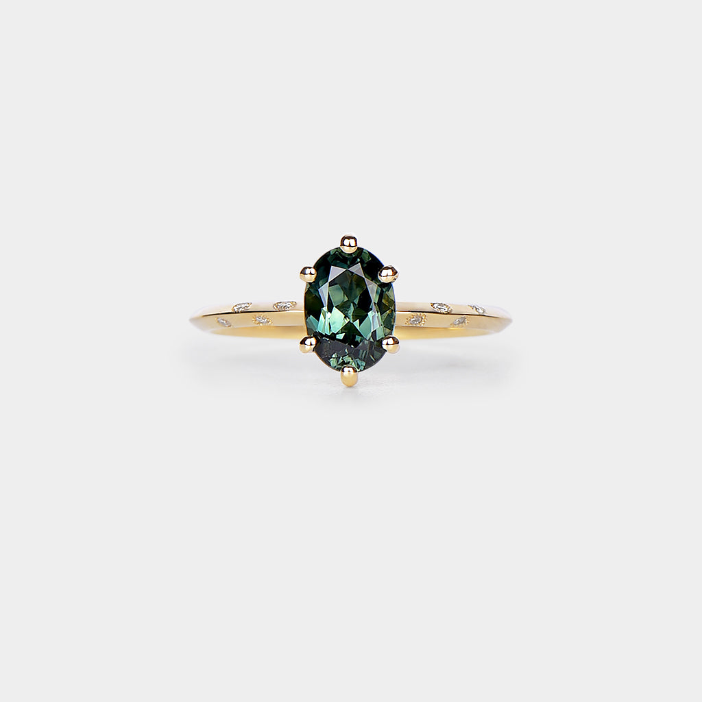 Rhyme sapphire ring - 1.50ct oval sapphire