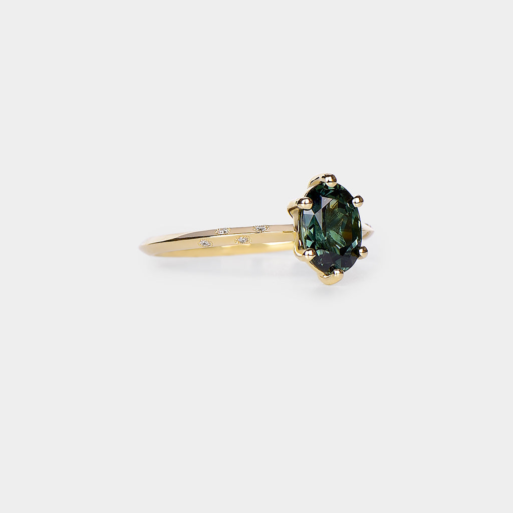 Rhyme sapphire ring - 1.50ct oval sapphire