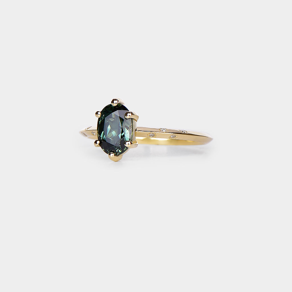 Rhyme sapphire ring - 1.50ct oval sapphire