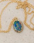 Meteorites opal doublet Necklace 1