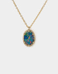 Meteorites opal doublet Necklace 1
