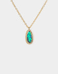 Meteorites bezel boulder opal Necklace 4