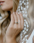 Harmony Engagement Ring - 0.57ct round sapphire