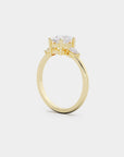 Arcéa Trilogy Diamond Ring - Oval Lab Diamond