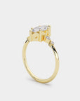 Astra Diamond Ring - Marquise cut Lab Diamond