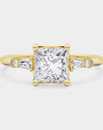 Astra Diamond Ring - Princess cut Lab Diamond