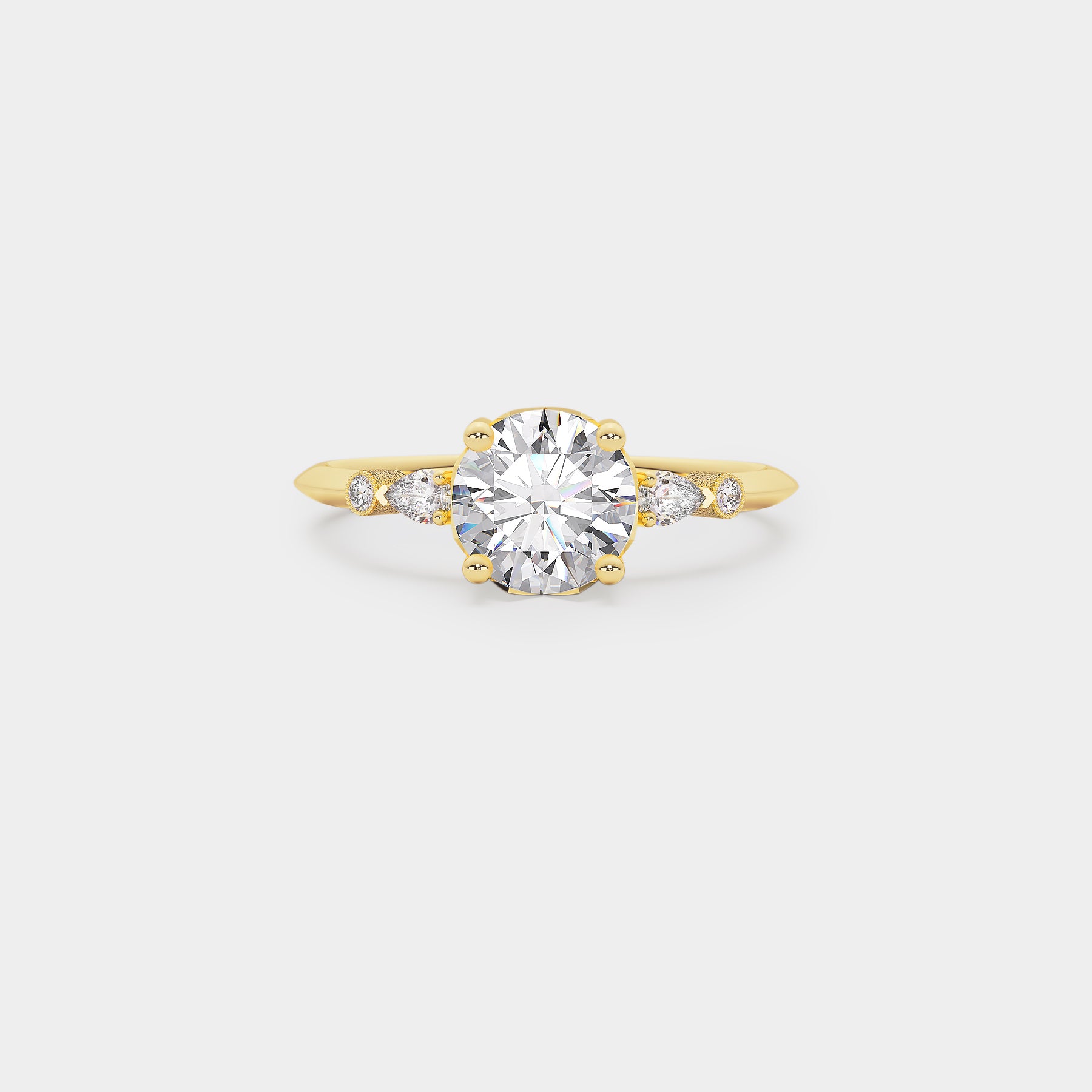 Astra Diamond Ring - Round Lab Diamond