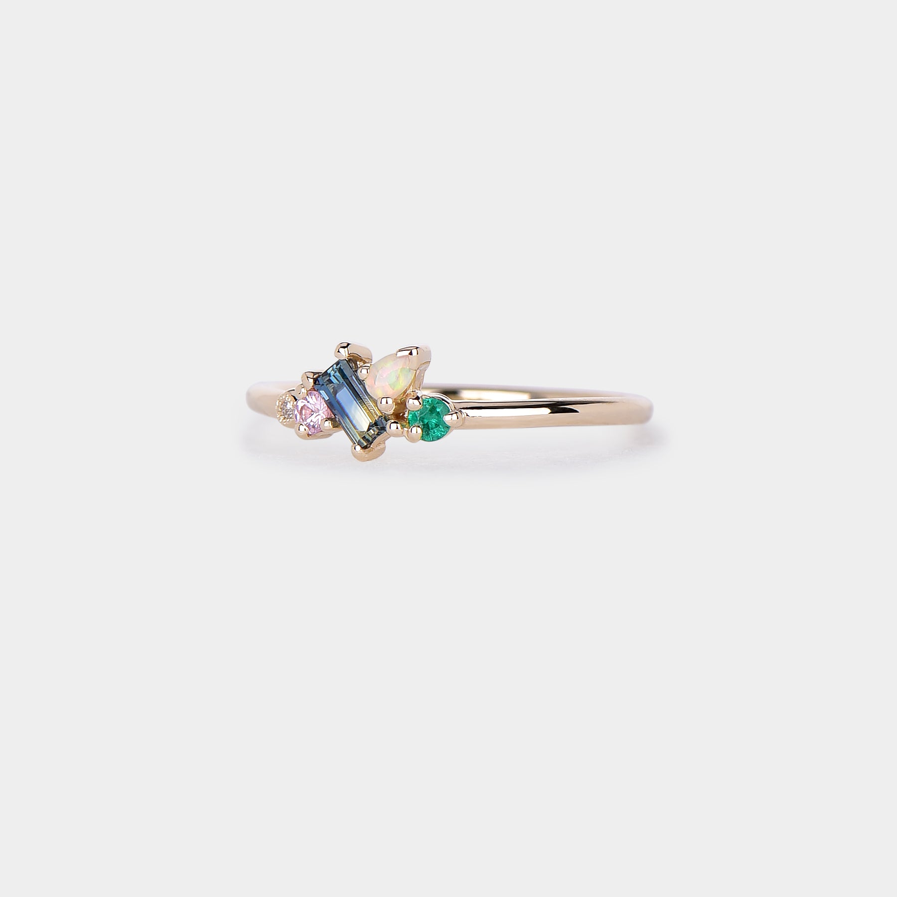 Bouquet cluster ring