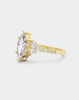 Cluster Diamond Ring - Marquise Lab Diamond