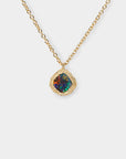 Meteorites bezel boulder opal Necklace 8