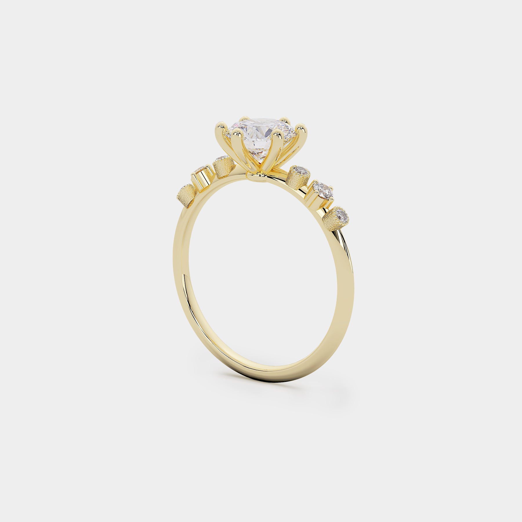 Harmony Diamond Ring - Round Lab Diamond