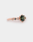Harmony Engagement Ring - 1.21ct oval natural sapphire