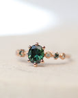 Harmony Engagement Ring - 1.21ct oval natural sapphire
