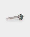 Elements sapphire ring - 7x5mm oval sapphire
