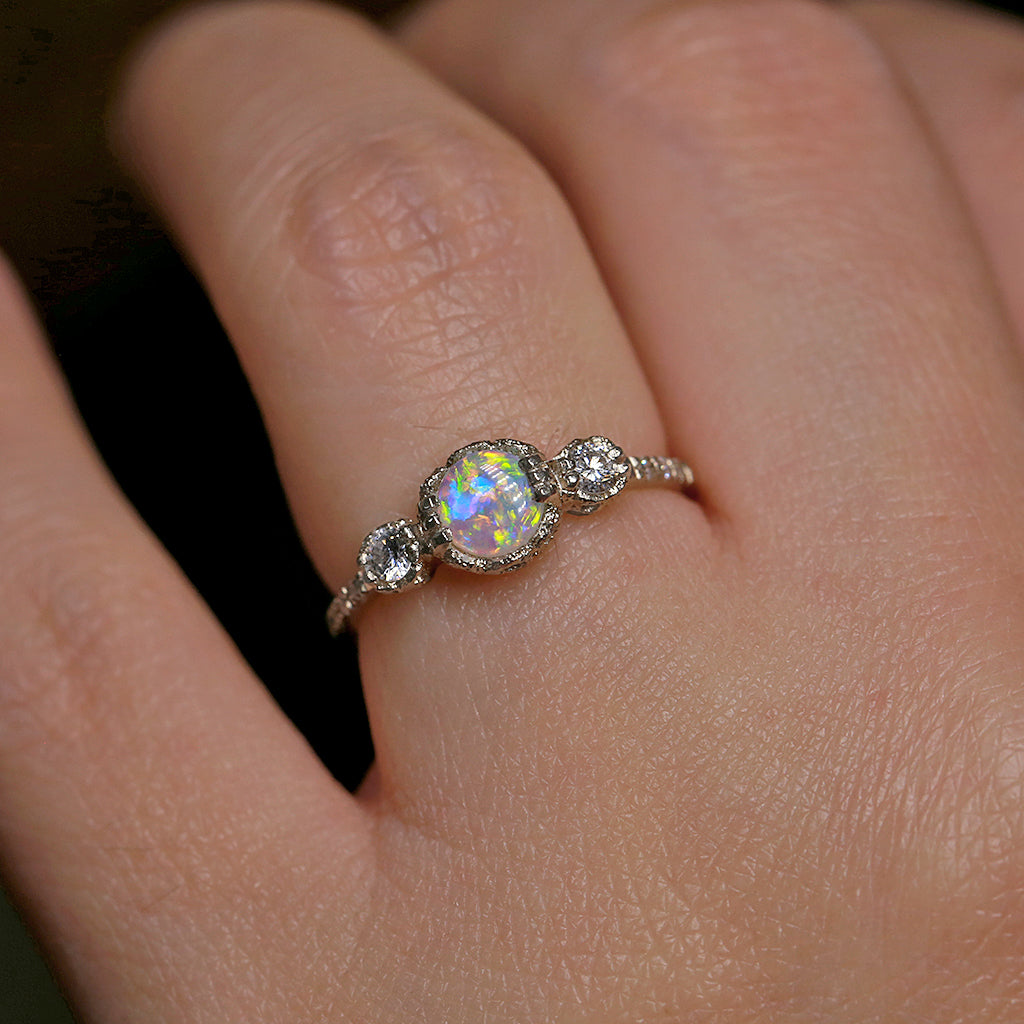 Destiny - Natural Opal Ring
