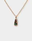 Meteorites bezel boulder opal Necklace 1