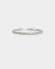 Petite Round Textured Band - 1.2mm
