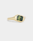 Dune Signet - Emerald Sapphire Ring