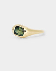 Dune Signet - Emerald Sapphire Ring