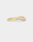 Dune Curve Diamond Band