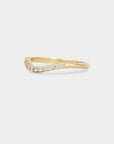 Dune Curve Diamond Band
