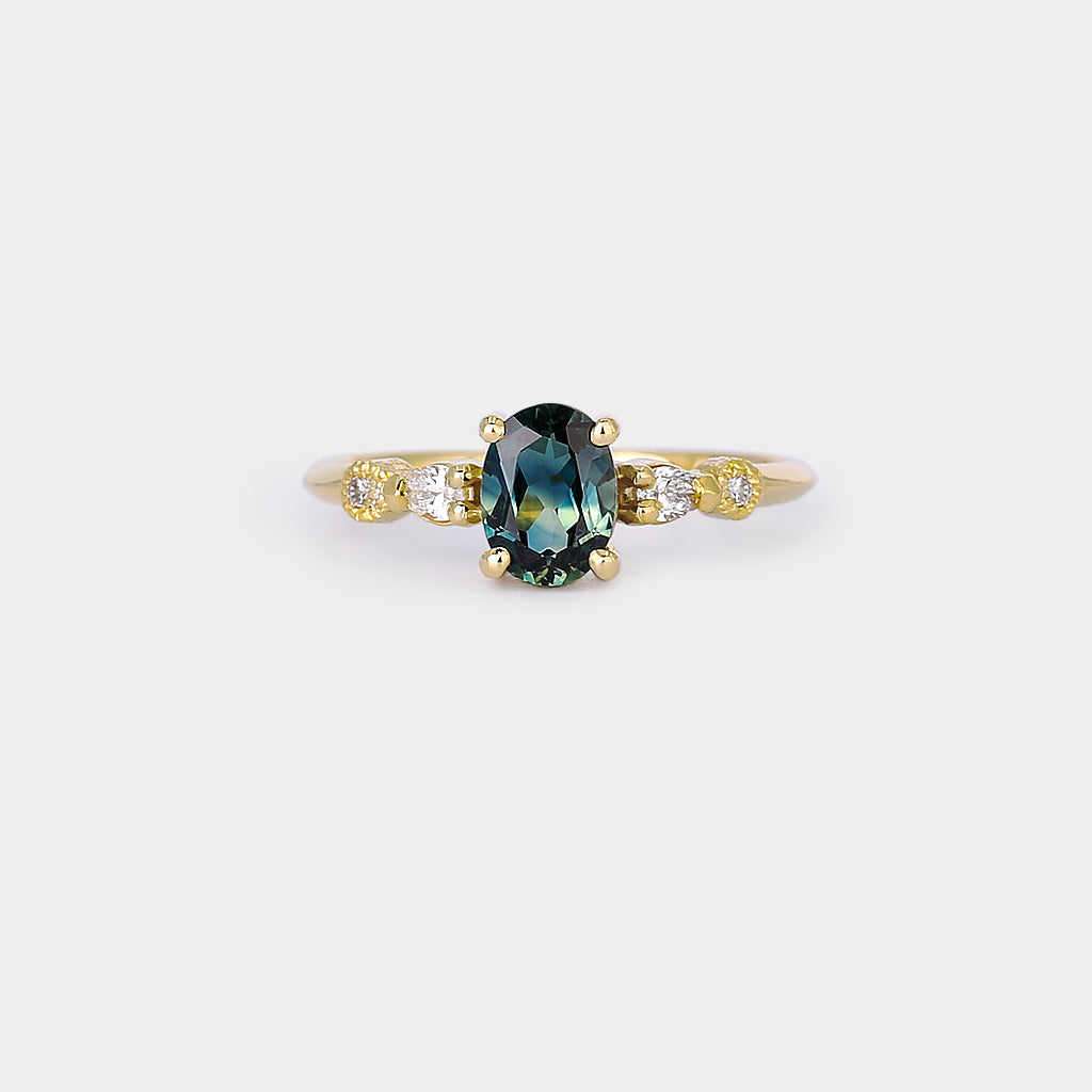 Astra sapphire ring - 0.91ct oval sapphire