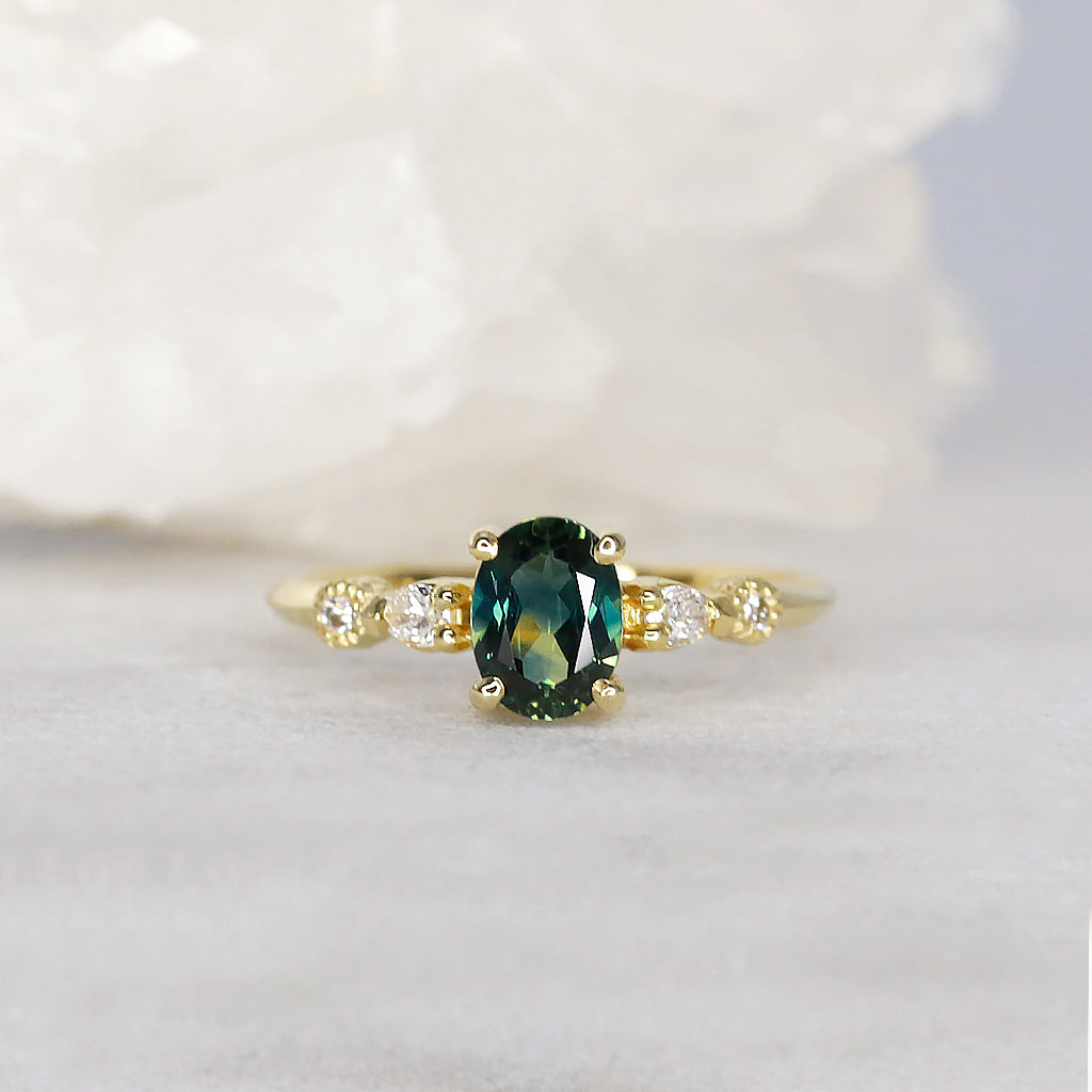 Astra sapphire ring - 0.91ct oval sapphire