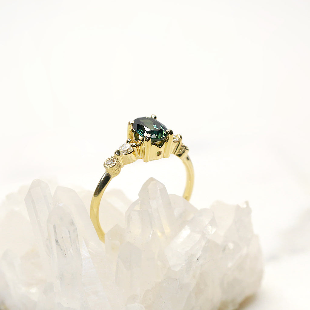 Astra sapphire ring - 0.91ct oval sapphire