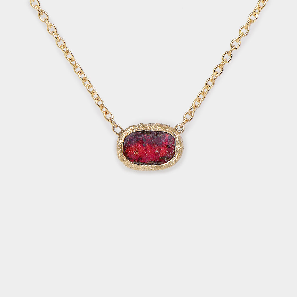 Meteorites east-west boulder opal Necklace 1