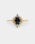 Mini Sunray - Natural Sapphire Ring