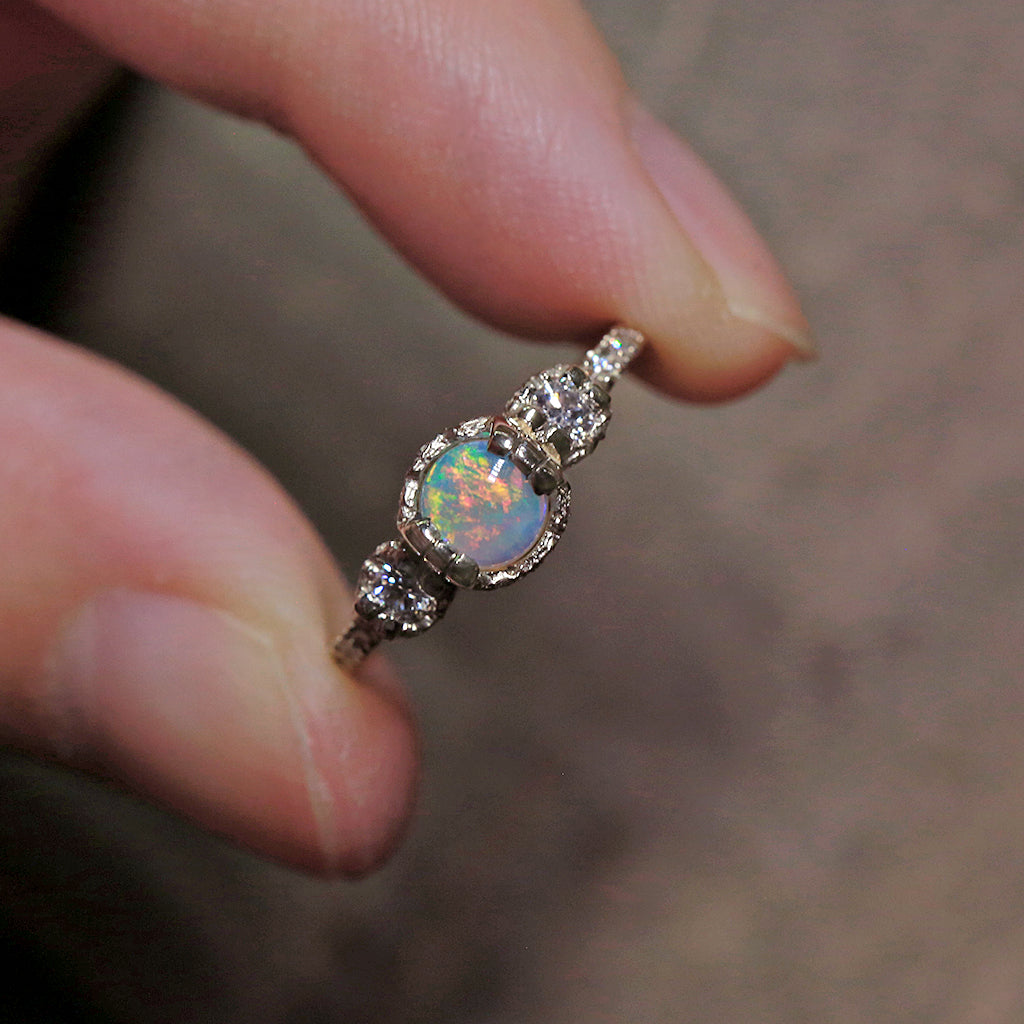 Destiny - Natural Opal Ring
