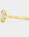 Rim Diamond Ring – Oval Lab Diamond