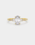 Pavé Trilogy - Diamond Ring