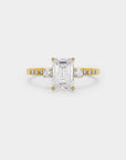 Pavé Trilogy - Diamond Ring