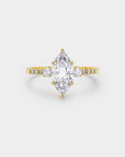 Pavé Trilogy - Diamond Ring