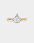 Pavé Trilogy - Diamond Ring