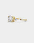 Pavé Trilogy - Diamond Ring