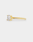 Pavé Solitaire - Diamond Ring