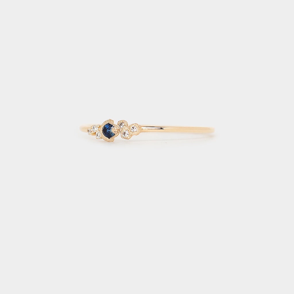 Petite Galaxy Birthstone Ring - Choose your birthstone