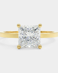 Pure Solitaire Diamond Ring - Princess Lab Diamond