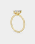 Pure Solitaire Diamond Ring - Marquise Lab Diamond